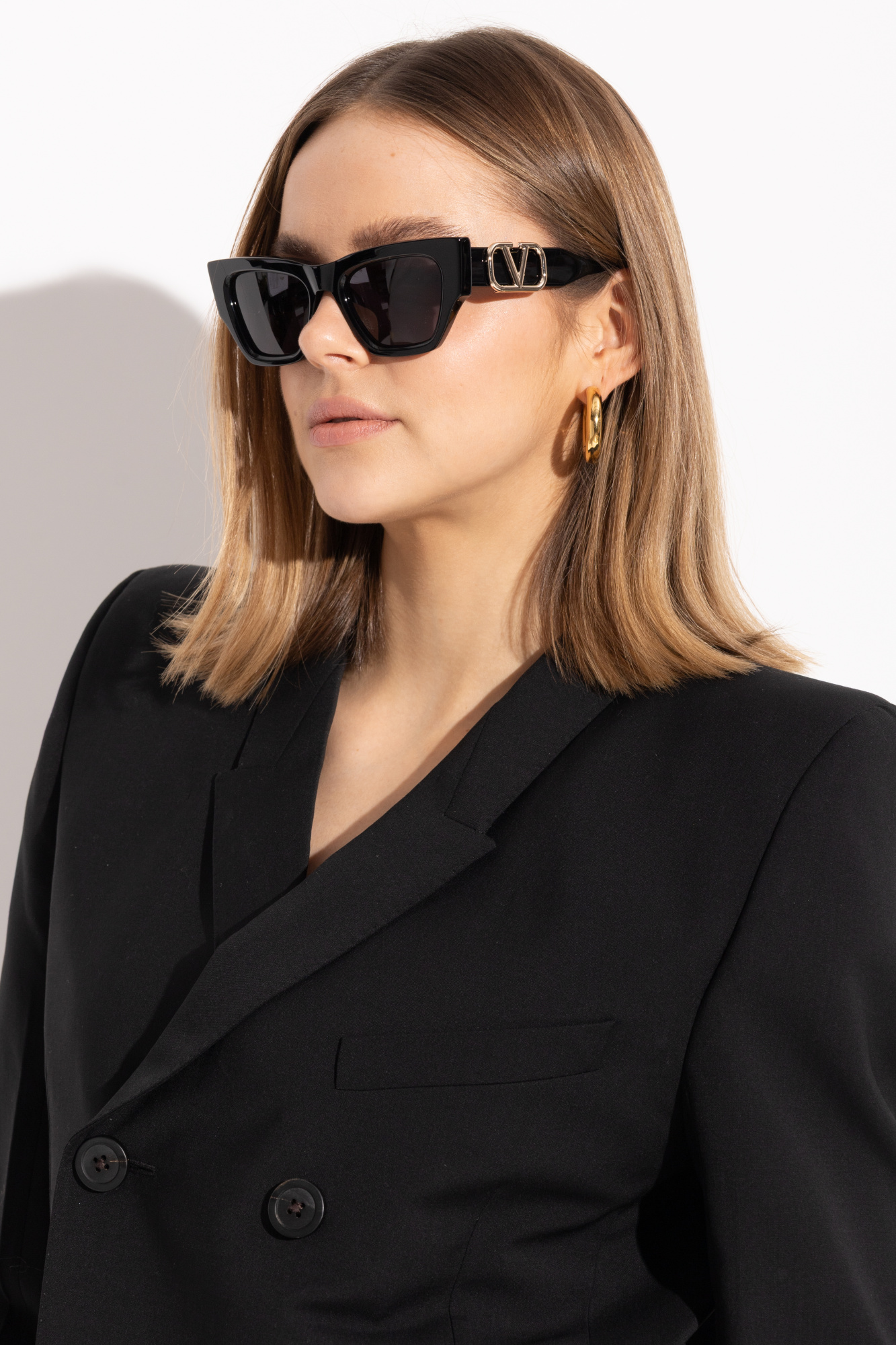 サングラス VALENTINO Woman Sunglasses Ivory VLS-176A BLK-GLD Valentino III VLS-101B-51 Woman Sunglasses – Lexor Miami